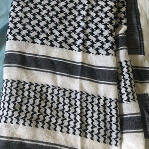 Black and White Scarf